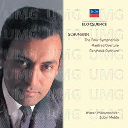 Schumann: The Four Symphonies; Manfred Overture; Genoveva Overture - Wiener Philharmoniker, Zubin Mehta