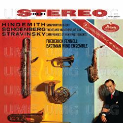 Hindemith: Symphony in B Flat; Schoenberg: Theme & Variations; Stravinsky: Symphonies for Wind