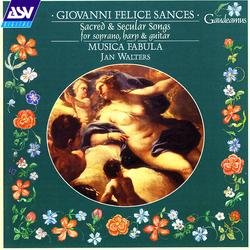Sances: Sacred and Secular Songs for Soprano, Harp and Guitar - Musica Fabula, Jan Walters