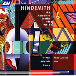 Hindemith: The Complete Works for Viola, Vol. 2: The 4 Solo Viola Sonatas - Paul Cortese