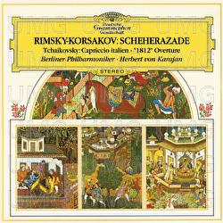 Rimsky-Korsakov: Scheherazade, Op.35 / Tchaikovsky: Capriccio Italien, Op.45, TH 47; Overture 1812, Op.49, TH 49 - Berliner Philharmoniker, Herbert von Karajan