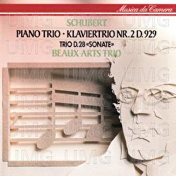 Schubert: Piano Trio No. 2; Piano Trio In One Movement - Beaux Arts Trio