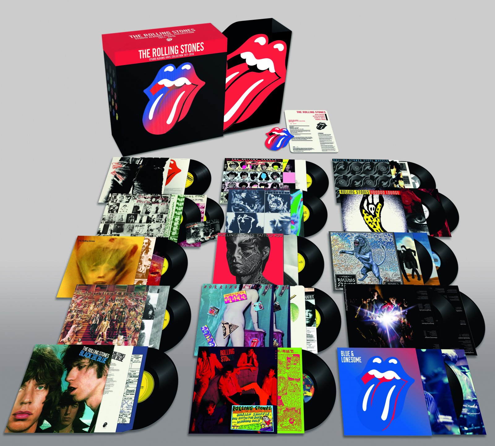 The Rolling Stones: Studio Albums Vinyl Collection 1971 - 2016