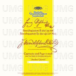 Mozart: String Quartet No.17 In B Flat, K.458 -"The Hunt" / Schubert: String Quartet No.10 In E Flat Major, D.87; String Quartet No. 8 In B Flat Major, D.112 (Op. Post. 168) / Mendelssohn: Four Pieces For String Quartet, Op.81, MWV R 35 - Amadeus Quartet