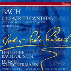 Bach, J.S.: 13 Sacred Cantatas; 13 Sinfonias - Helmut Winschermann, Elly Ameling, Ileana Cotrubas