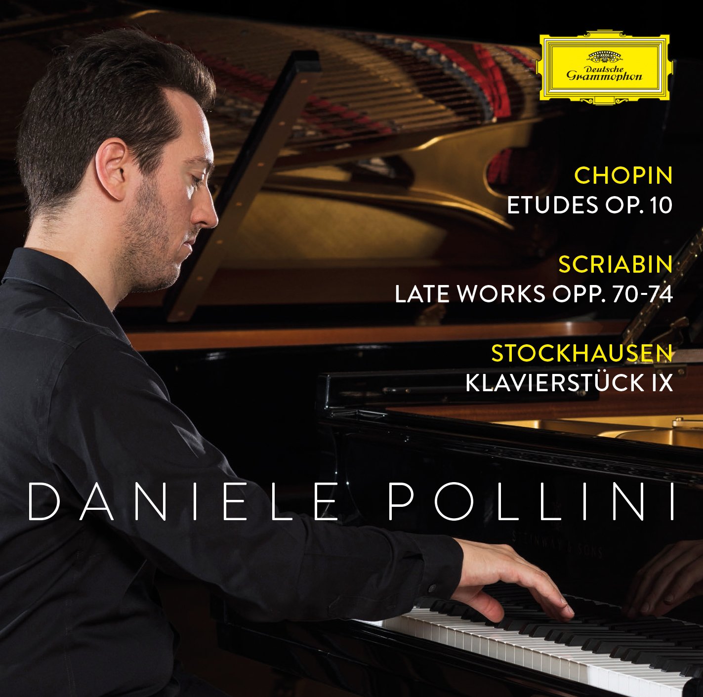 Chopin: Etudes Op. 10; Scriabin: Late Works Opp. 70-74; Stockhausen: Klavierstück IX