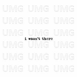 I Wasn't There - Rosemary Fairweather