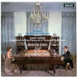 Brahms: Sonata for 2 Pianos; Saint-Saëns: Variations for Two Pianos on a Theme of Beethoven