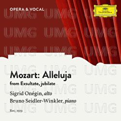 Mozart: 3. Alleluja, K.165 - Sigrid Onégin, Bruno Seidler-Winkler
