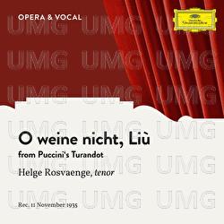 Puccini: Turandot: O weine nicht, Liù - Helge Rosvaenge, Staatskapelle Berlin, Franz Alfred Schmidt