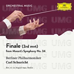 Mozart: Symphony No. 34 In C, KV 338: III. Finale - Berliner Philharmoniker, Carl Schuricht