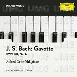 J.S. Bach: 6. Gavotte - Alfred Grünfeld