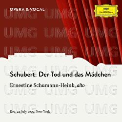 Schubert: Der Tod und das Mädchen, D. 531 (Orchestral Version) - Madame Ernestine Schumann-Heink, Various Artists
