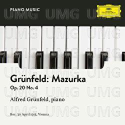 Gr&uuml;nfeld: Mazurka No. 4, Op. 20 - Alfred Gr&uuml;nfeld