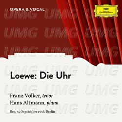Loewe: Die Uhr, Op. 123, No. 3 - Franz Völker, Hans Altmann