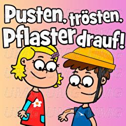 Pusten, tr&ouml;sten, Pflaster drauf! - Hurra Kinderlieder