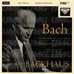 Bach Recital - Wilhelm Backhaus