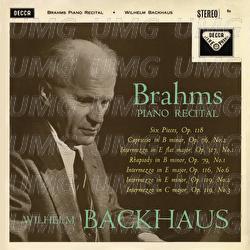 Brahms Recital / Mendelssohn - Wilhelm Backhaus
