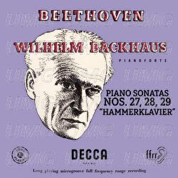 Beethoven: Piano Sonatas Nos. 27, 28 & 29 “Hammerklavier”