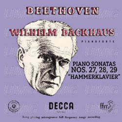 Beethoven: Piano Sonatas Nos. 27, 28 & 29 “Hammerklavier” - Wilhelm Backhaus