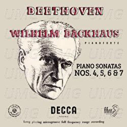 Beethoven: Piano Sonatas Nos. 4, 5, 6 & 7 - Wilhelm Backhaus