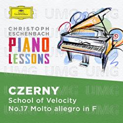 Czerny: The School of Velocity, Op. 299: No. 17 in F Major. Molto allegro - Christoph Eschenbach