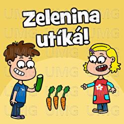 Zelenina ut&iacute;k&aacute; - Hur&aacute;, dětsk&eacute; p&iacute;sničky