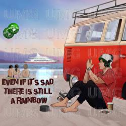 Even If It's Sad, There Is Still A Rainbow - Periwinkle