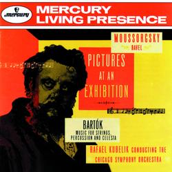 Moussorgsky: Pictures at an Exhibition / Bartók: Music for Strings, Percussion & Celesta - Chicago Symphony Orchestra, Rafael Kubelík