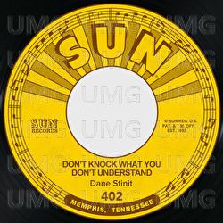 Don't Knock What You Don't Understand / Always on the Go - Dane Stinit