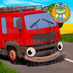 5 Big Trucks - Toddler Fun Learning, Gecko's Garage