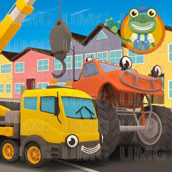 The Wheels on the Truck - Toddler Fun Learning, Gecko's Garage