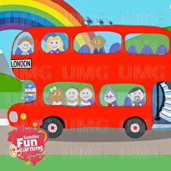 The Wheels on the Bus - Toddler Fun Learning