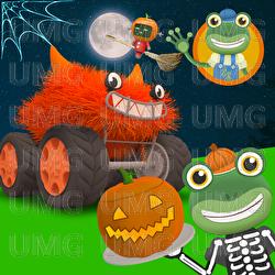 Halloween Trick or Treat Song - Gecko's Garage, Toddler Fun Learning