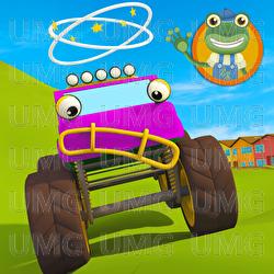 5 Little Monster Trucks - Gecko's Garage, Toddler Fun Learning
