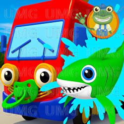 Baby Shark Vs Baby Truck - Gecko's Garage, Toddler Fun Learning