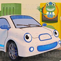 Evie the Electric Car Song - Gecko's Garage, Toddler Fun Learning