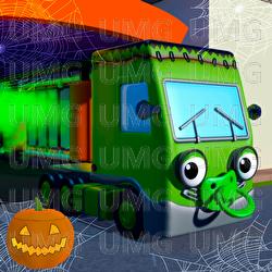 Baby Truck Halloween Song - Toddler Fun Learning, Gecko's Garage