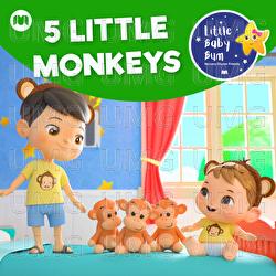 5 Little Monkeys (No More Jumping) - Little Baby Bum Nursery Rhyme Friends
