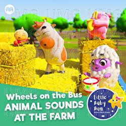 Wheels on the Bus - Animal Sounds at the Farm - Little Baby Bum Nursery Rhyme Friends