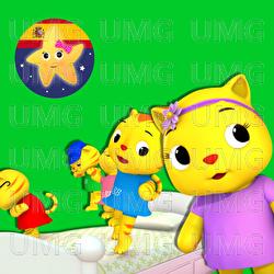 Cinco Monitos Saltaban en la Cama - Little Baby Bum Rima Ni&ntilde;os Amigos