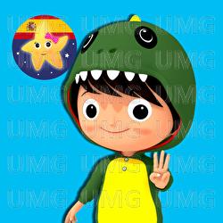 El N&uacute;mero 3 - Little Baby Bum Rima Ni&ntilde;os Amigos