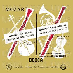 Mozart: Clarinet Concerto; Bassoon Concerto