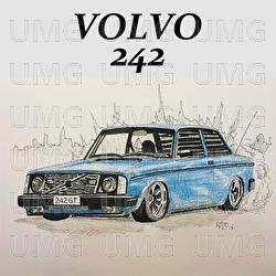 Volvo 242 - Hjulspinn