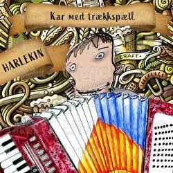 Kar med tr&aelig;kksp&aelig;ll - Harlekin
