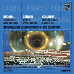 Dvořák: Serenade for Winds; Gounod: Petite Symphonie for nine Wind instruments; Schubert: Minuet and Finale for Wind Octet - Netherlands Wind Ensemble, Edo de Waart