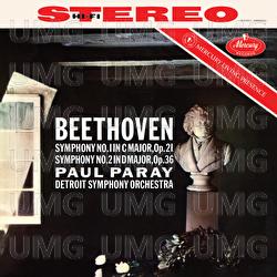 Beethoven: Symphony No. 2; Symphony No.1 - Detroit Symphony Orchestra, Paul Paray