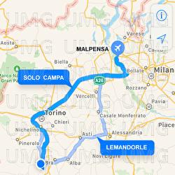 Malpensa - lemandorle, Solo Campa