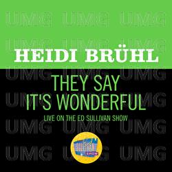 They Say It's Wonderful - Heidi Br&uuml;hl
