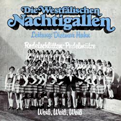 Rodelschlitten - Pudelm&uuml;tze / Wei&szlig;, wei&szlig;, wei&szlig; - Die Westf&auml;lischen Nachtigallen